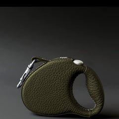 Atelier Heritage Handcrafted Leather Retractable Dog Leash