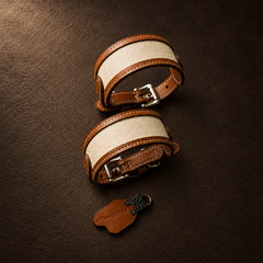 SAGE ÉTOUPE Handcrafted Dog Collar & Leash