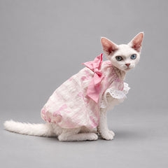 Pink Bow Cat Dress