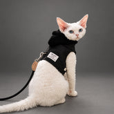 El chaleco arnés con capucha y correa para gatos Oslo