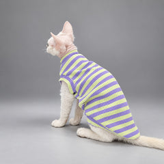 Lavender & Lime Cotton Cat Vest
