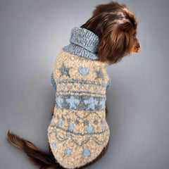 Fair Isle Wool-Blend Pet Sweater