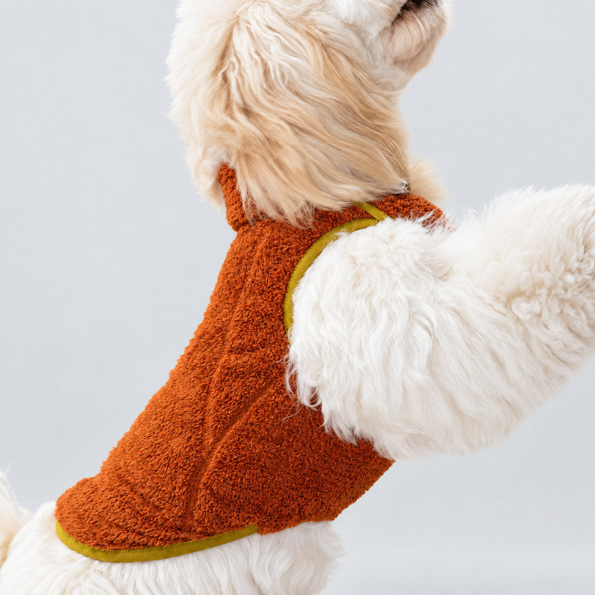 Textured Fleece Dog Vest