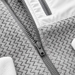 Gray Chevron Fleece Dog Vest