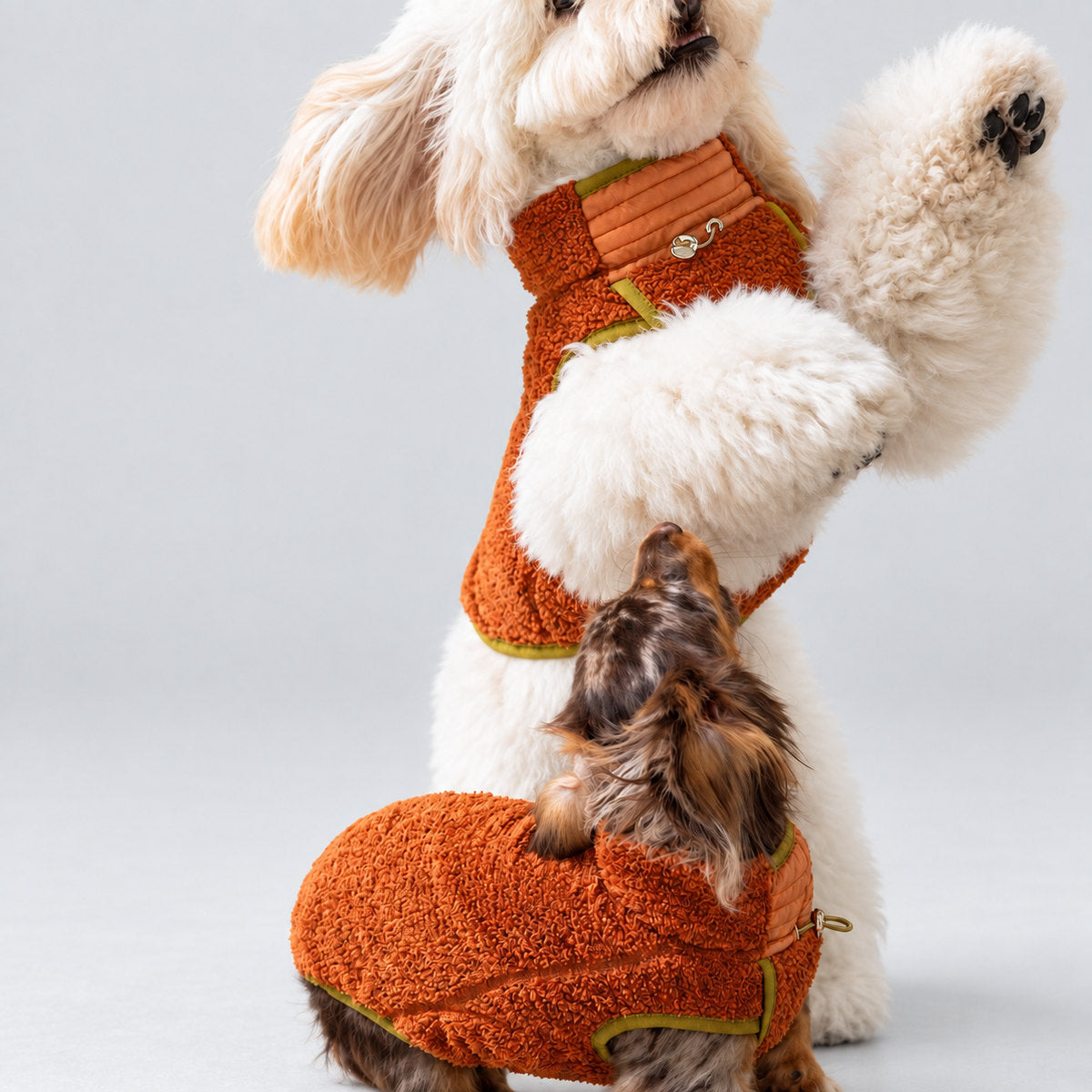 Textured Fleece Dog Vest