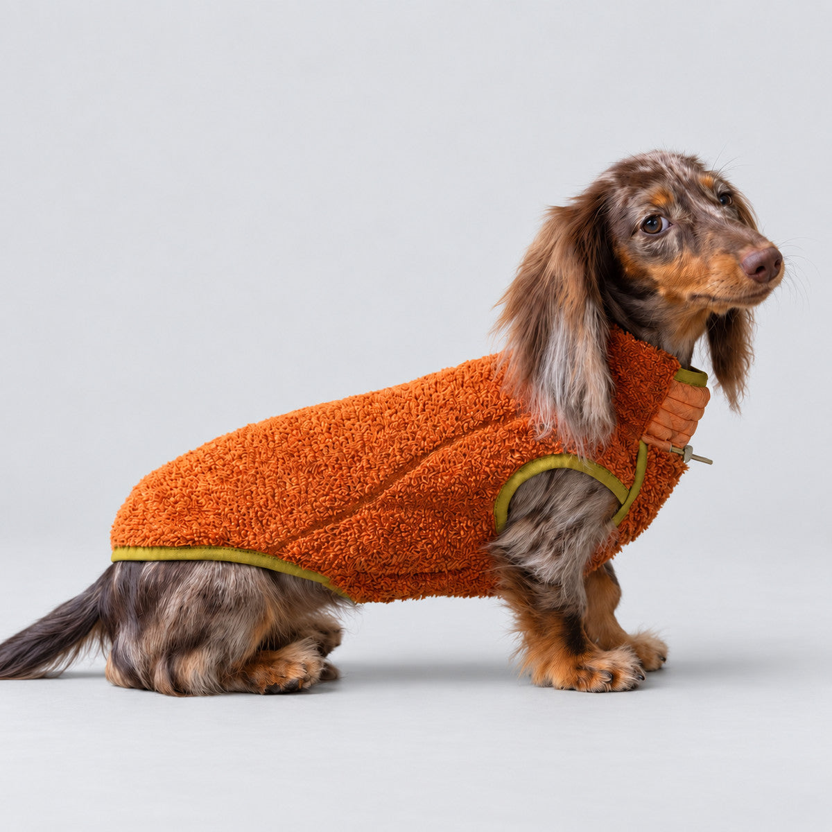 Textured Fleece Dog Vest