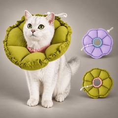 Adjustable Soft Flower Cat Recovery Collar