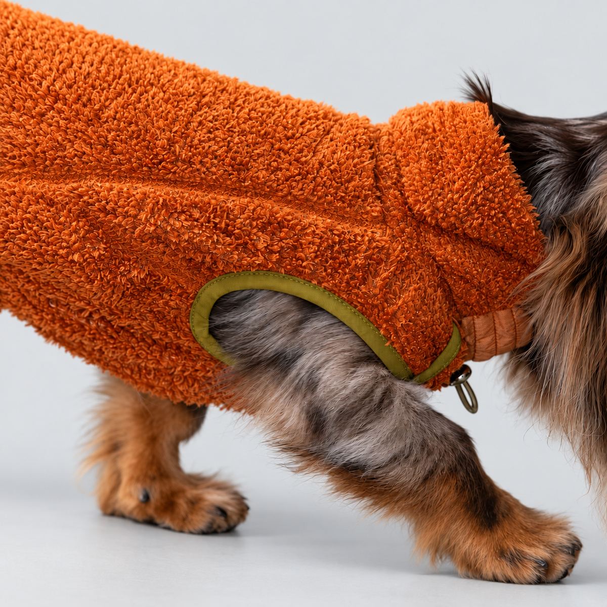 Textured Fleece Dog Vest