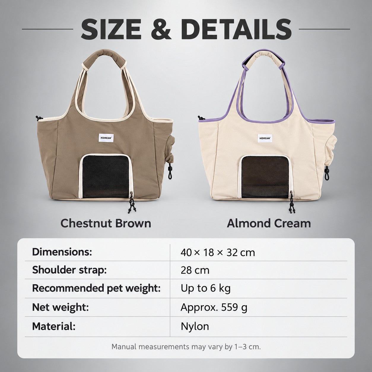 Nylon Pet Carrier Tote