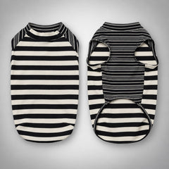 Soft Lyocell Striped Dog Shirt