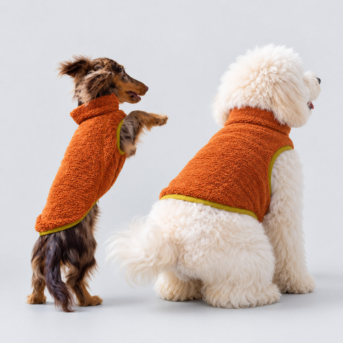 Textured Fleece Dog Vest