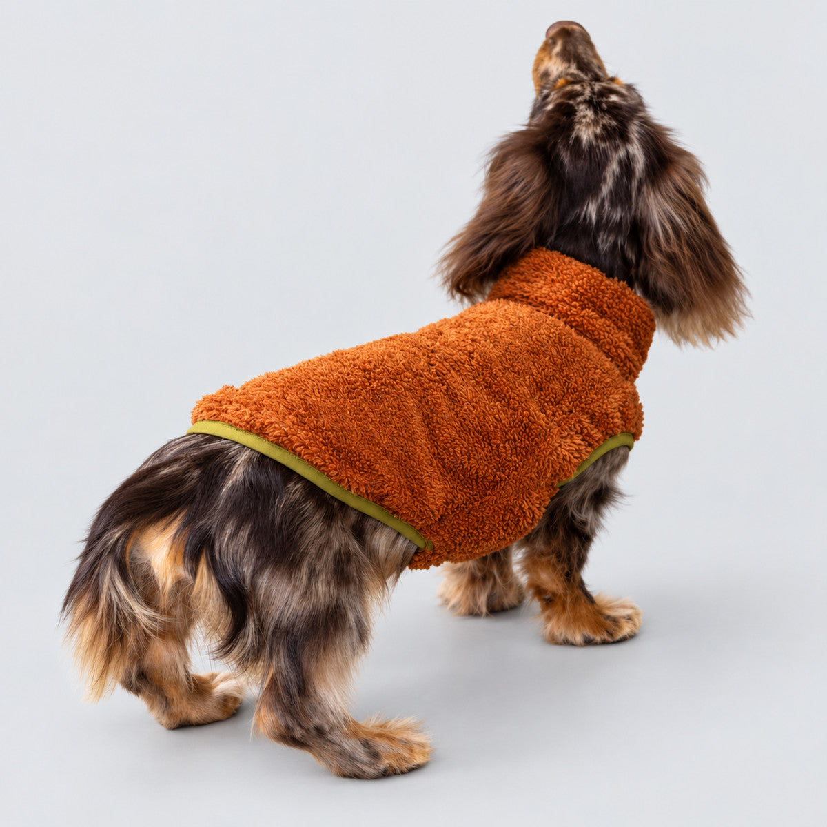 Textured Fleece Dog Vest