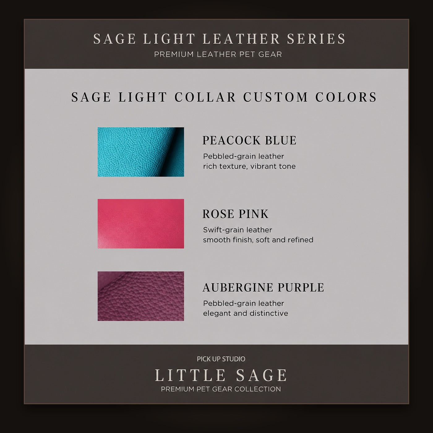 Atelier Sage Made-to-Order Leather Dog Harness