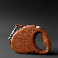 Atelier Heritage Handcrafted Leather Retractable Dog Leash