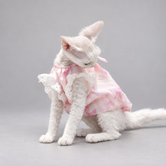 Pink Bow Cat Dress