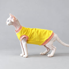 Yellow Stripe Sphynx Cat Shirt
