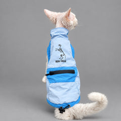 Lightweight Blue Cat Rain Jacket – Outdoor Coat