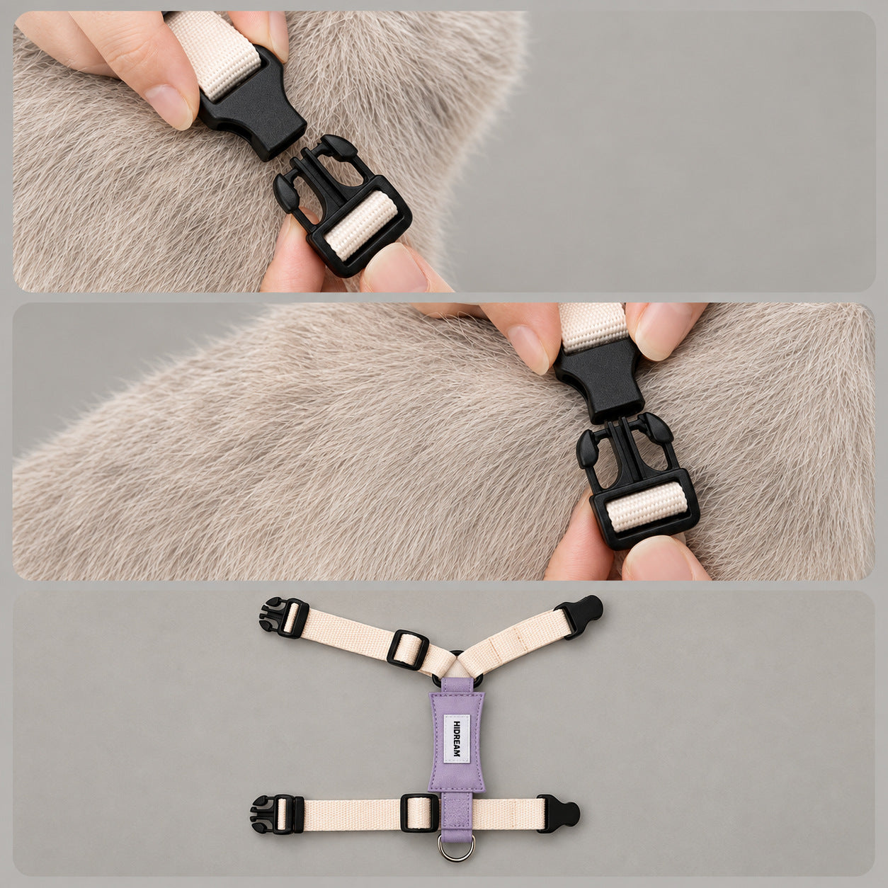 AirLite Colorblock Cat Harness & Leash Set