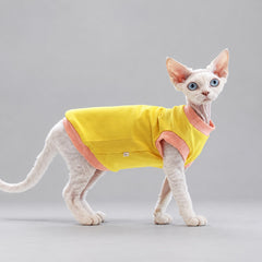 Yellow Stripe Sphynx Cat Shirt