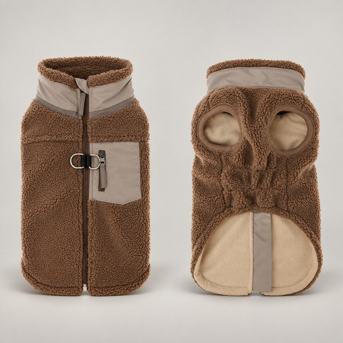 Nekoan Alpine Sherpa Fleece Dog Vest