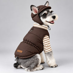 Japanese-Inspired Two-Piece Padded Dog Vest & Shirt Set