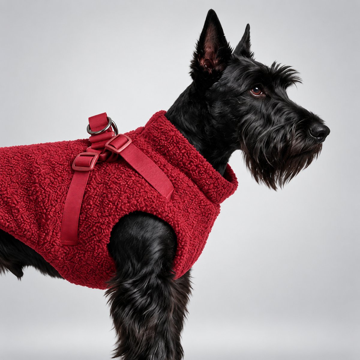 Teddy Fleece Harness Dog Vest