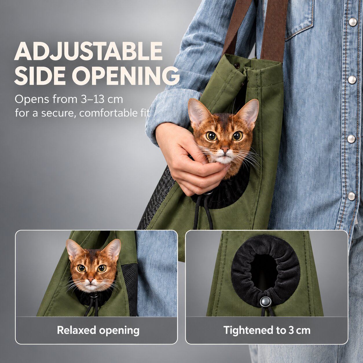 Colorblock Cat Carrier Tote