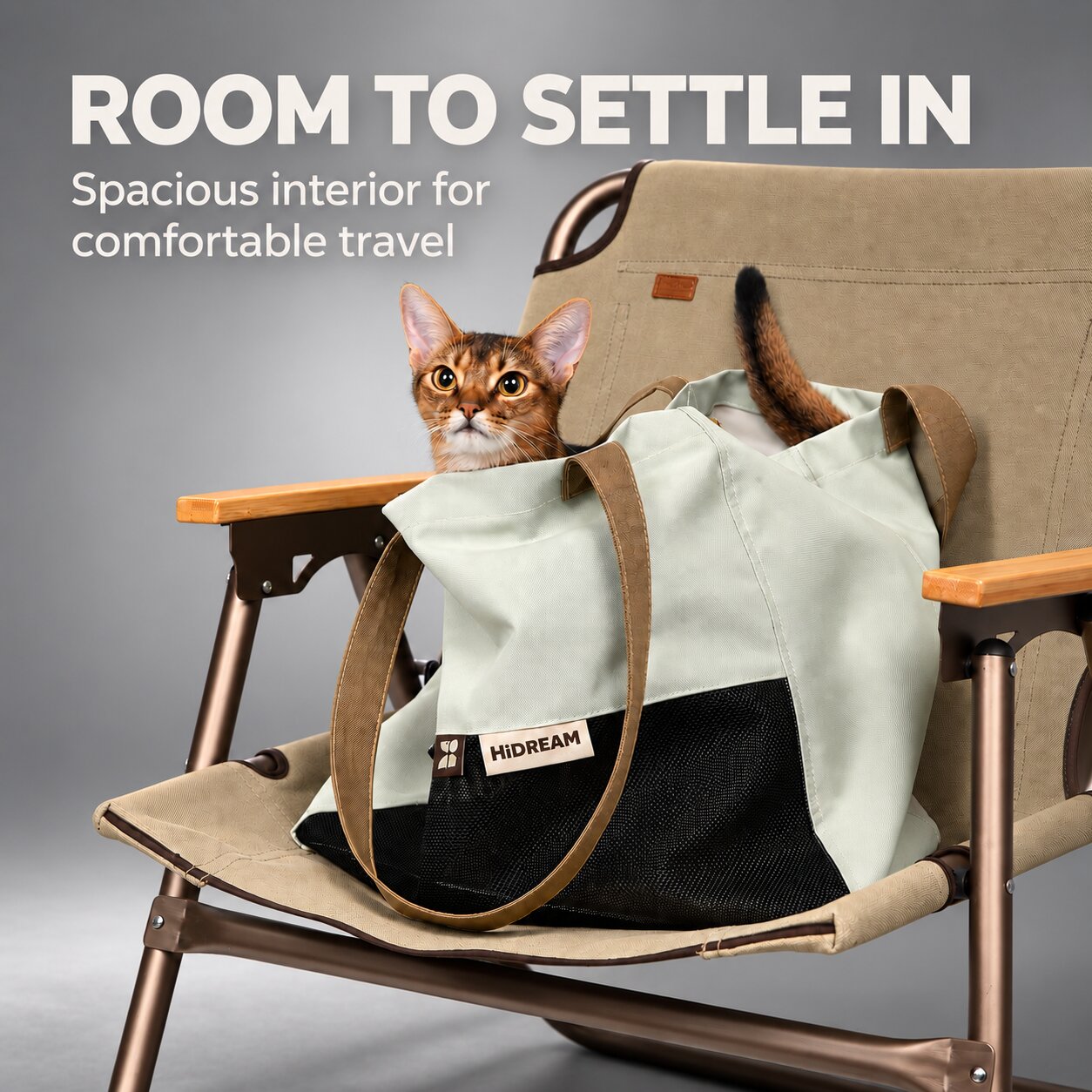 Colorblock Cat Carrier Tote