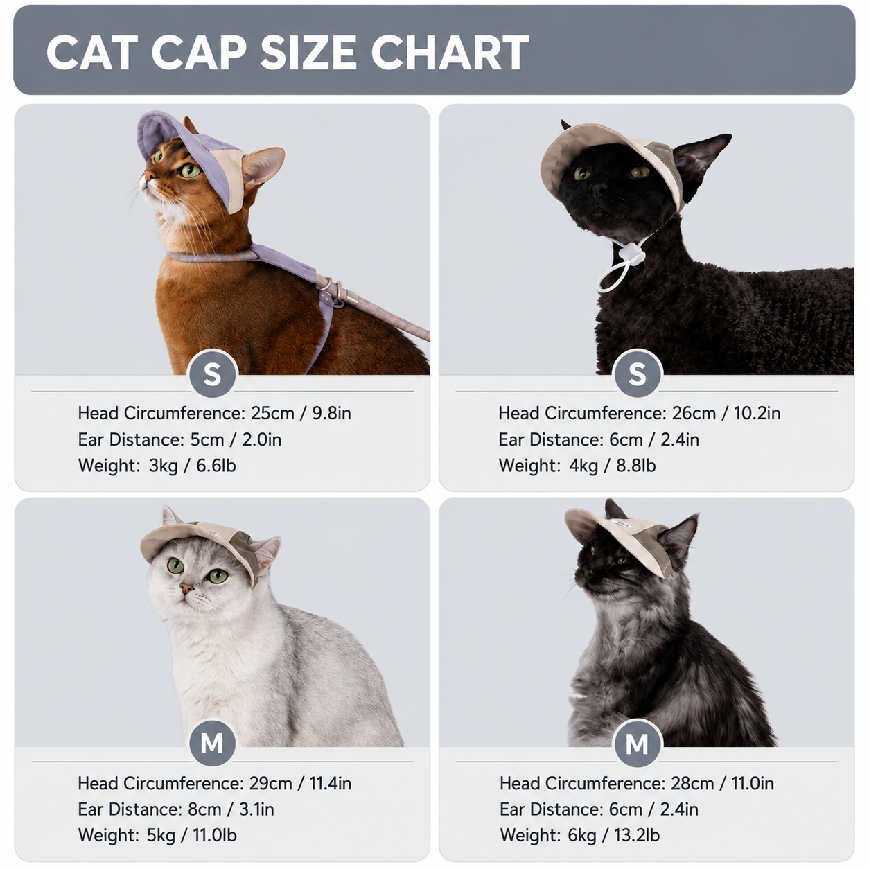 Atelier Shade Lightweight Cat Cap & Rope Harness Set