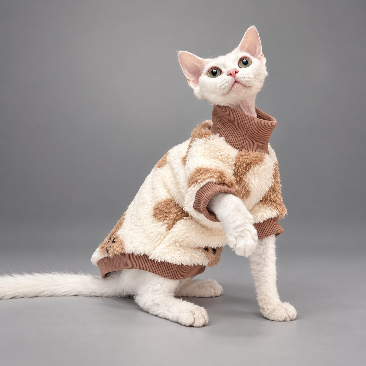 Teddy Fleece Cat Pajamas