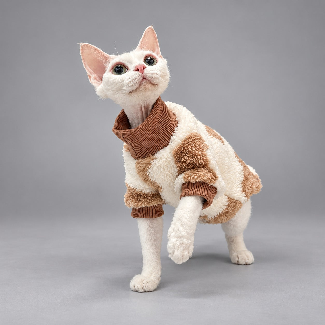 Teddy Fleece Cat Pajamas