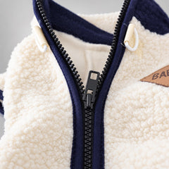 Teddy Fleece Four-Leg Dog Jumpsuit
