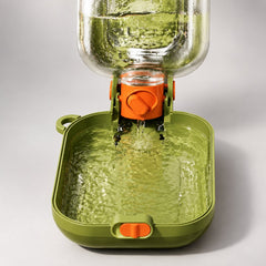 2-in-1 Portable Pet Water Bottle & Food Bowl
