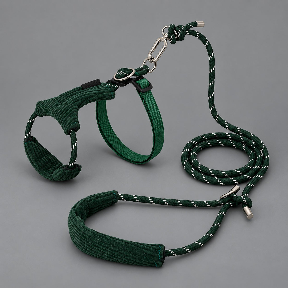 Mellow Corduroy Cat Harness Set