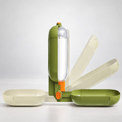 2-in-1 Portable Pet Water Bottle & Food Bowl