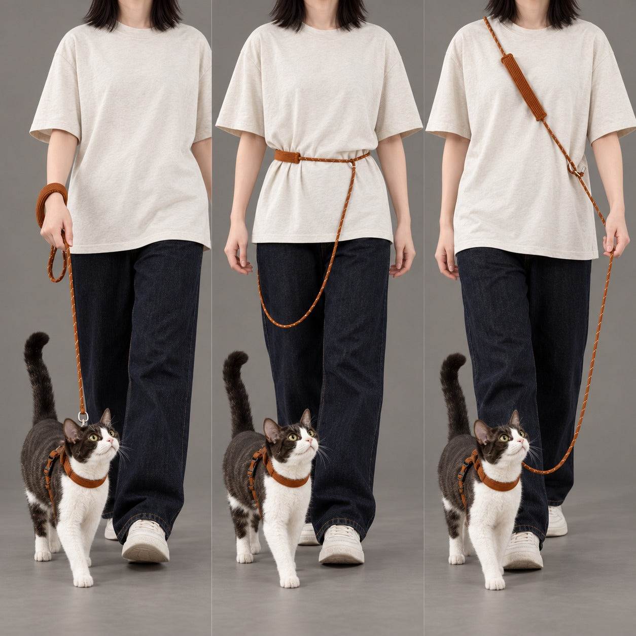 Mellow Corduroy Cat Harness Set