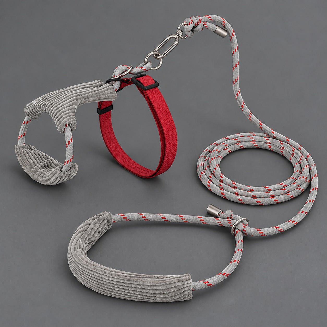 Mellow Corduroy Cat Harness Set