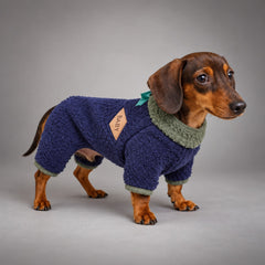Teddy Fleece Four-Leg Dog Jumpsuit