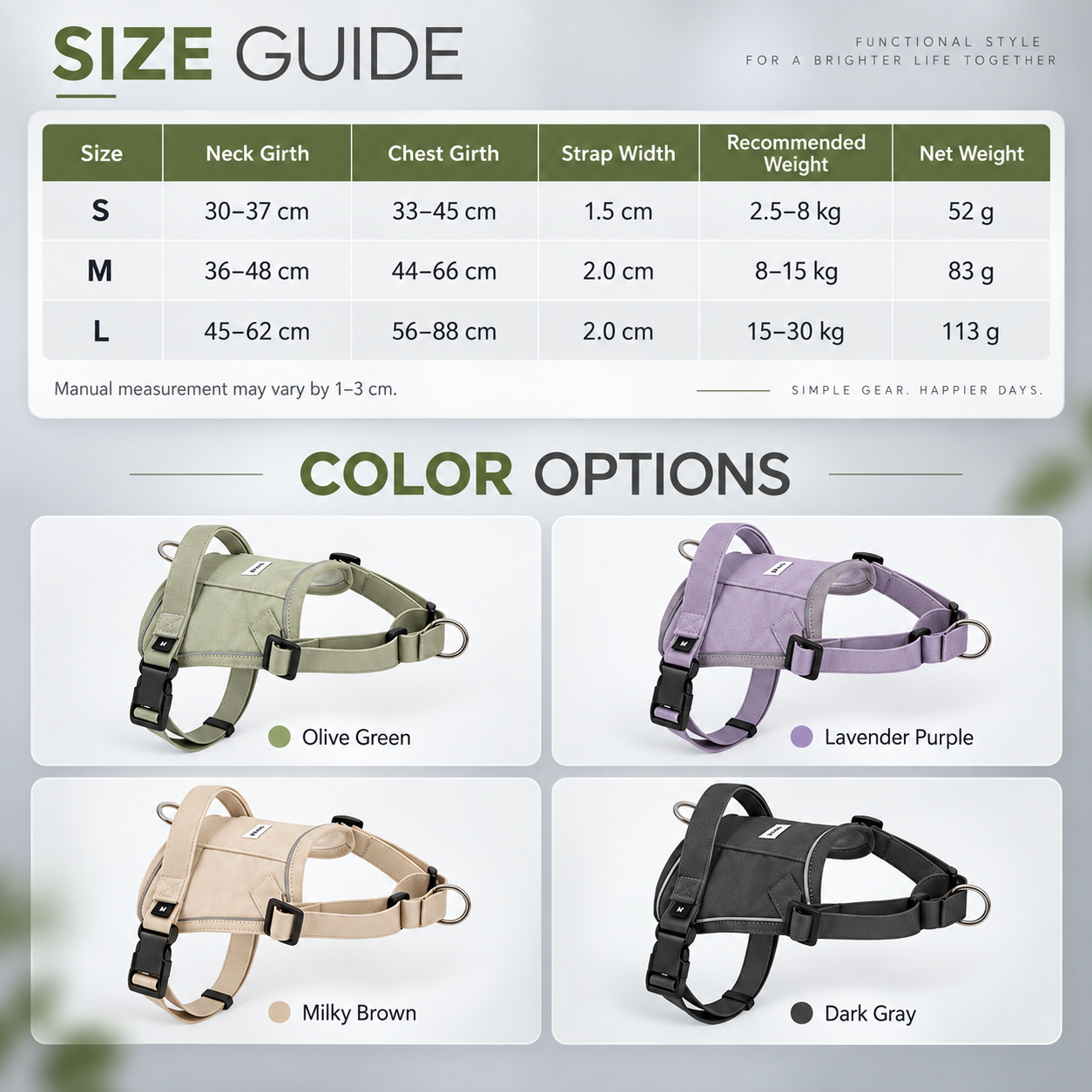EaseForm™ Harness & Bungee Leash Set