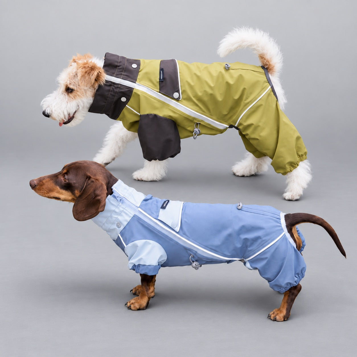 Heather Gray Wool-Blend Two-Leg Pet Sweater（副本）