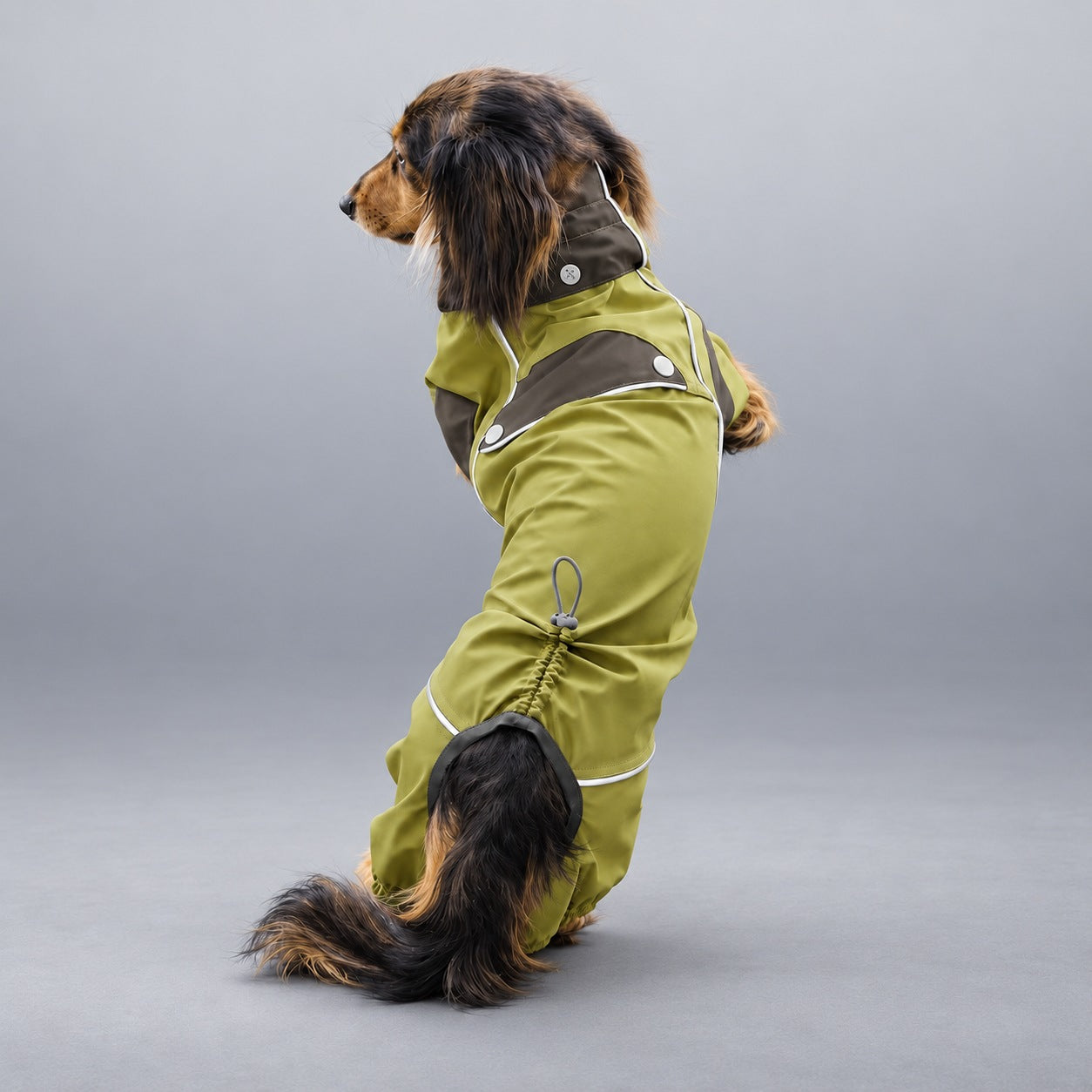Heather Gray Wool-Blend Two-Leg Pet Sweater（副本）