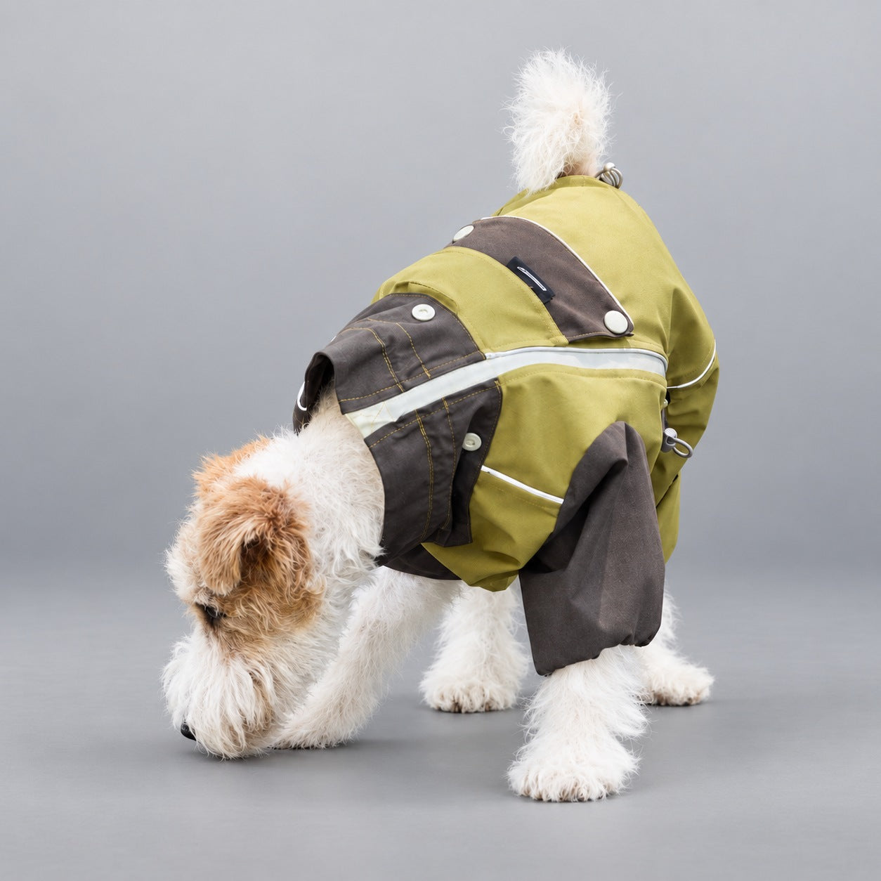 Heather Gray Wool-Blend Two-Leg Pet Sweater（副本）