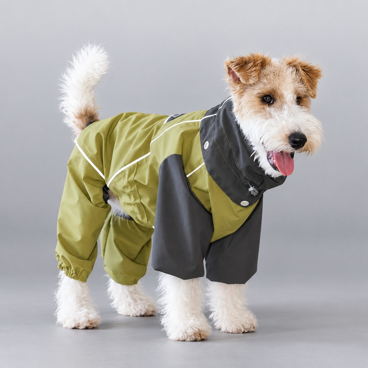 Heather Gray Wool-Blend Two-Leg Pet Sweater（副本）