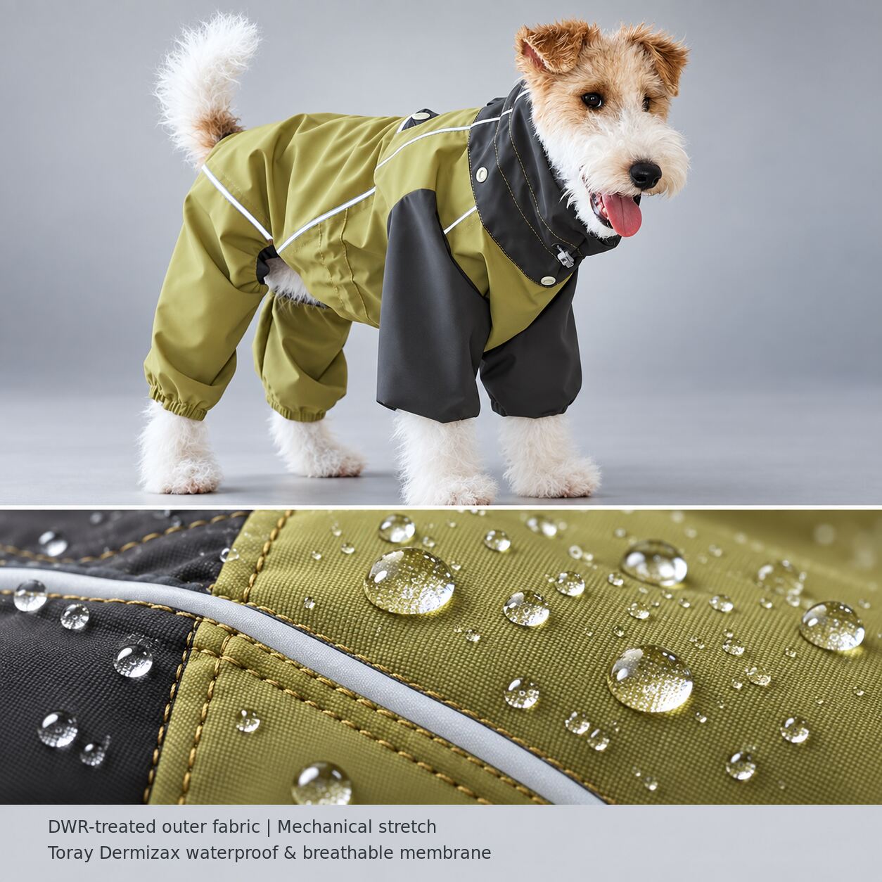 Monsoon Veil Technical Dog Rain Suit