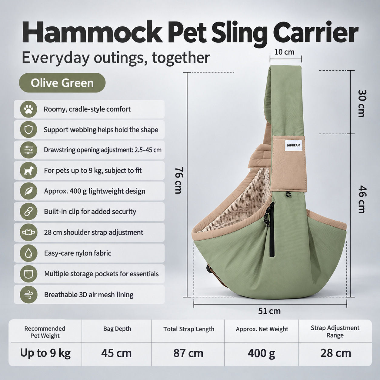 Nylon Pet Sling