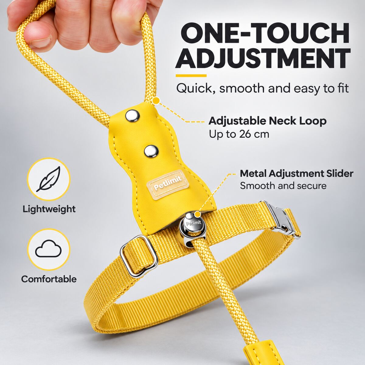 Lightweight H-Shape Cat Harness & Leash Set