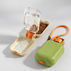 2-in-1 Portable Pet Water Bottle & Food Bowl