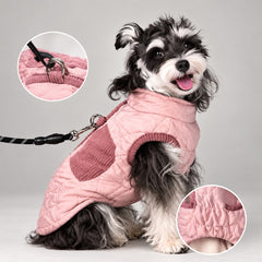 Aspen Quilted Fleece-Lined Pet Vest