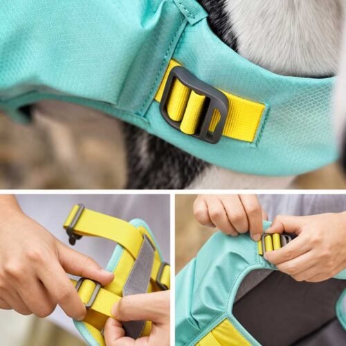 Dog Life Jacket – High Buoyancy Swimming Vest with Rescue Handle