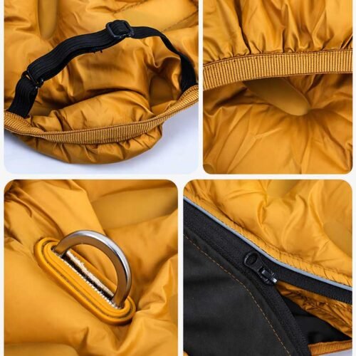 Dog Puffer Vest – Lightweight Down-Filled Windproof Winter Coat